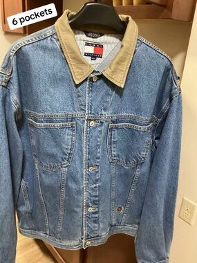 Vintage 90's Tommy Hilfiger Denim Trucker Jacket